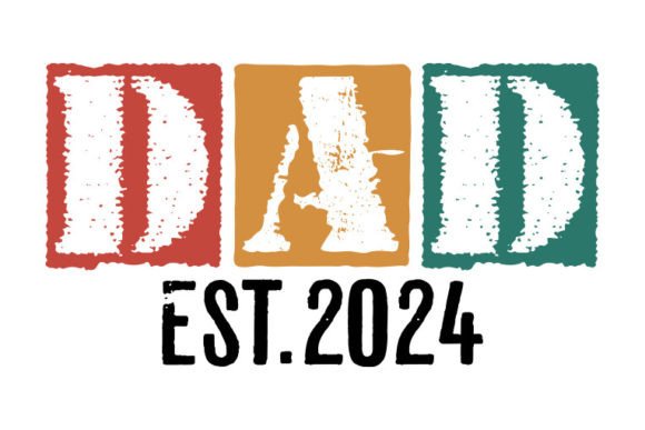 Father's Day SVG Design, Dad Est