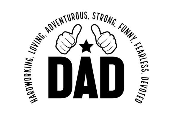 Father's Day SVG Design, Dad Hardworking