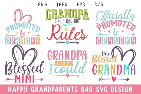 Happy Grandparents Day Saying Sbg Bundle