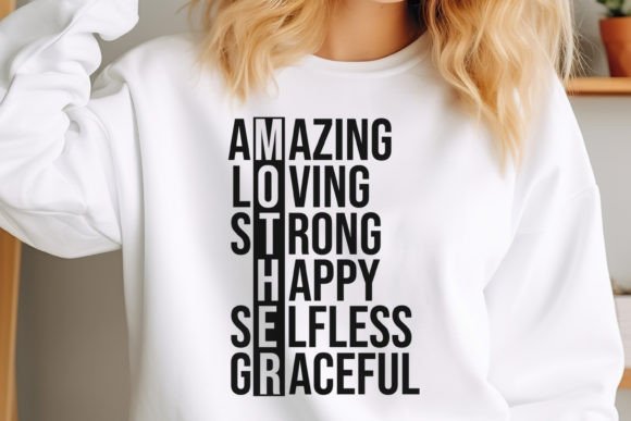 Mother's Day SVG Design, Amazing, Loving