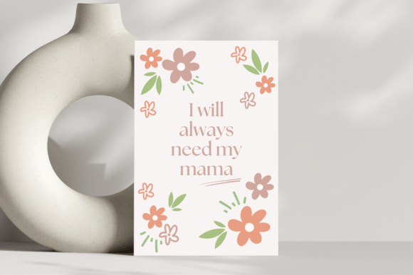 Mother’s Day Card Design PNG File