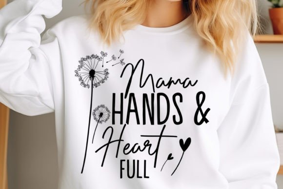 Mother’s Day SVG Design, Mama Hands