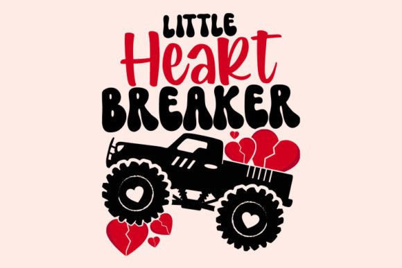 Retro Heart Breaker Svg, Valentine's Day
